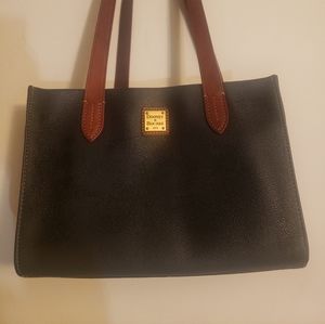 Dooney and Bourke Black Leather Shopper